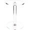 Plymor Clear Acrylic Round Barbell Pedestal Display Riser 8 inches (Height) x 6 inches (Depth) (1/4 inches thick)